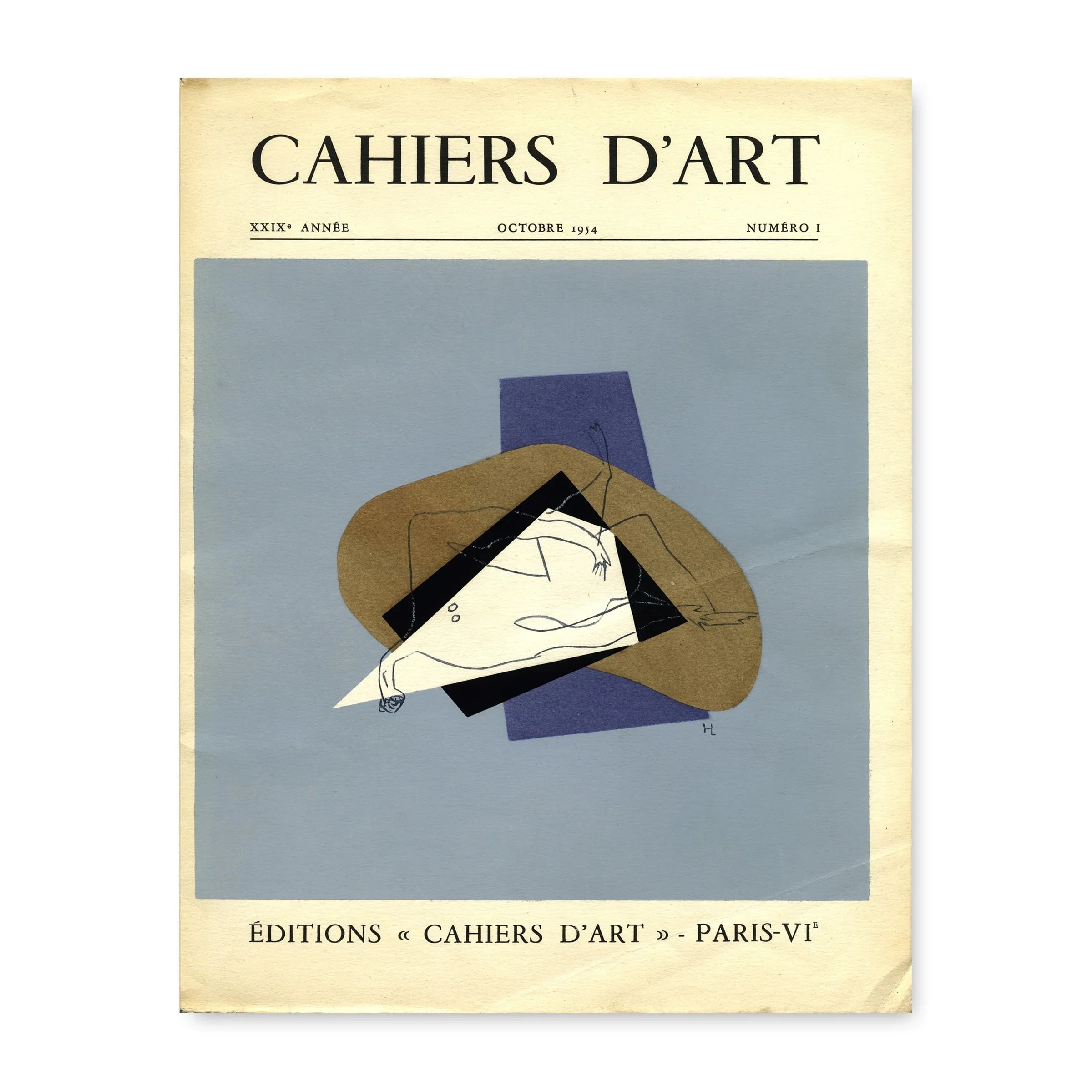 Revue Cahiers d'Art, 1954, n°1 image 0