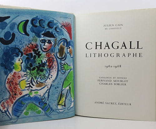 Chagall Lithographe Volume III. André Sauret, 1969 image 1