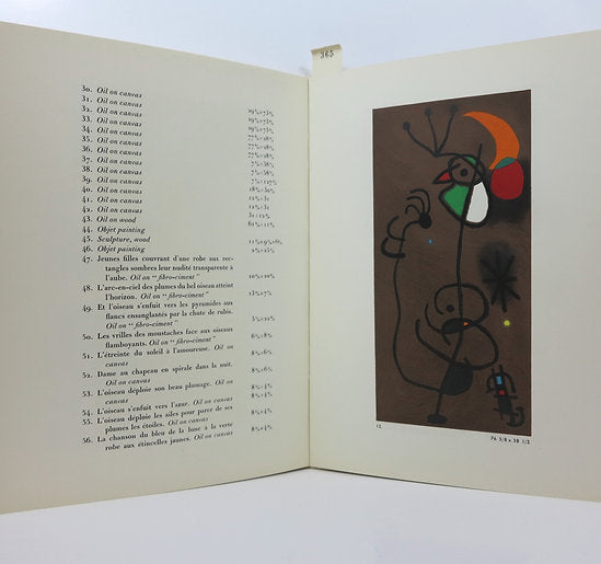 Miro, recent paintings. Pierre Matisse Gallery. 1953. image 2