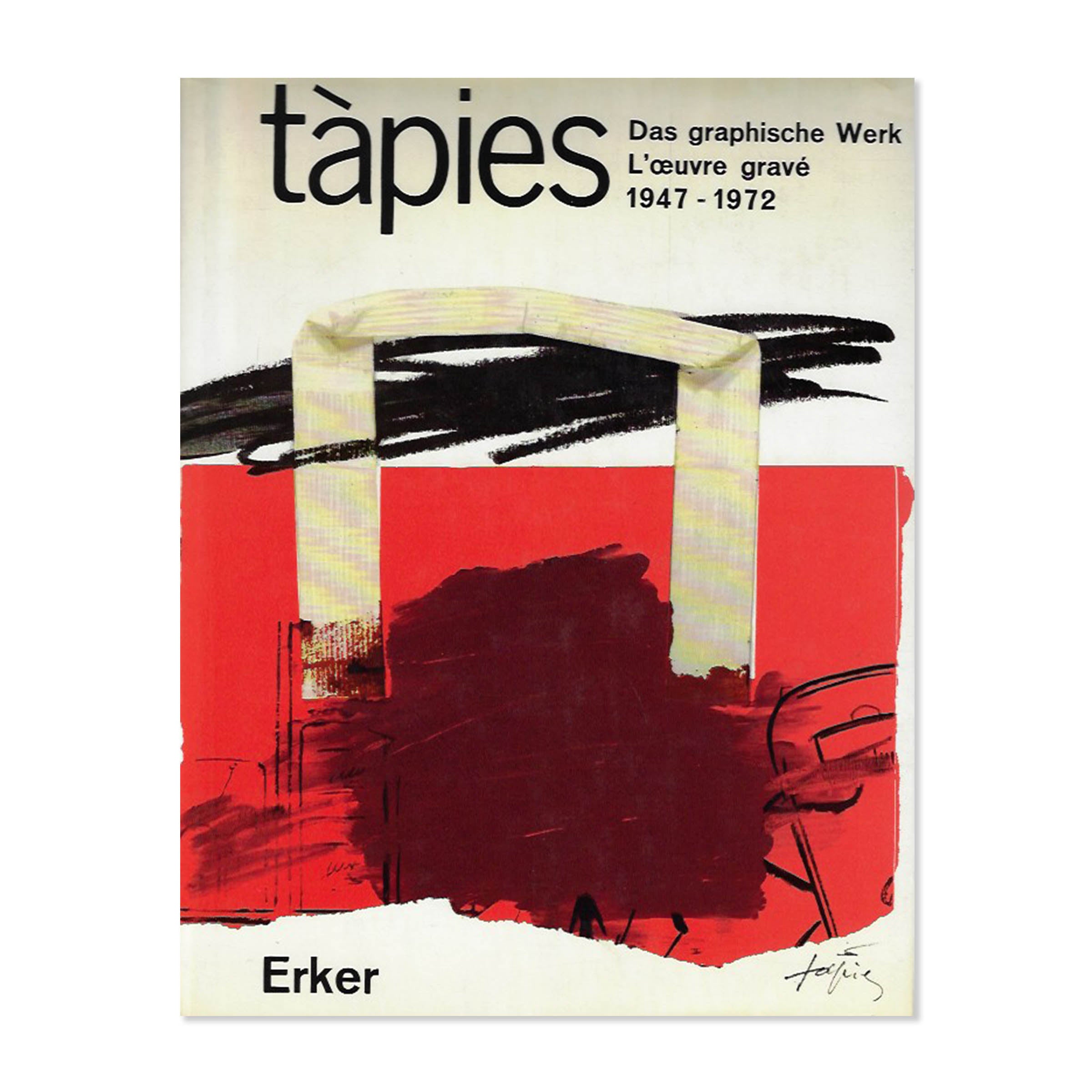 Tapies. L'oeuvre gravé : 1947-1972. Erker, 1975 image 0