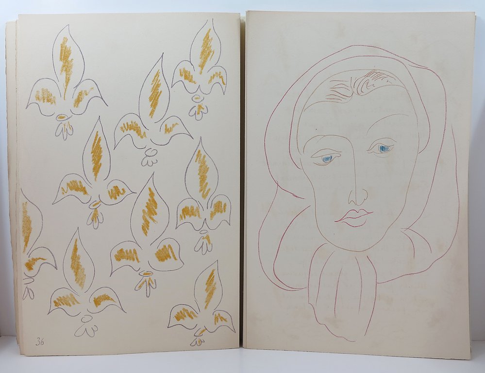 Poems by Charles d'Orléans, Illustrated by Matisse, Tériade, 1950 image 5
