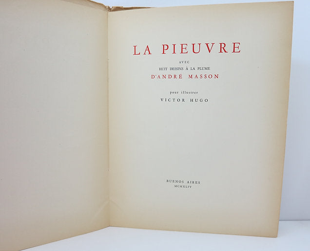 Masson. La Pieuvre. Buenos Aires: Éditions des lettres françaises, 1944. image 1