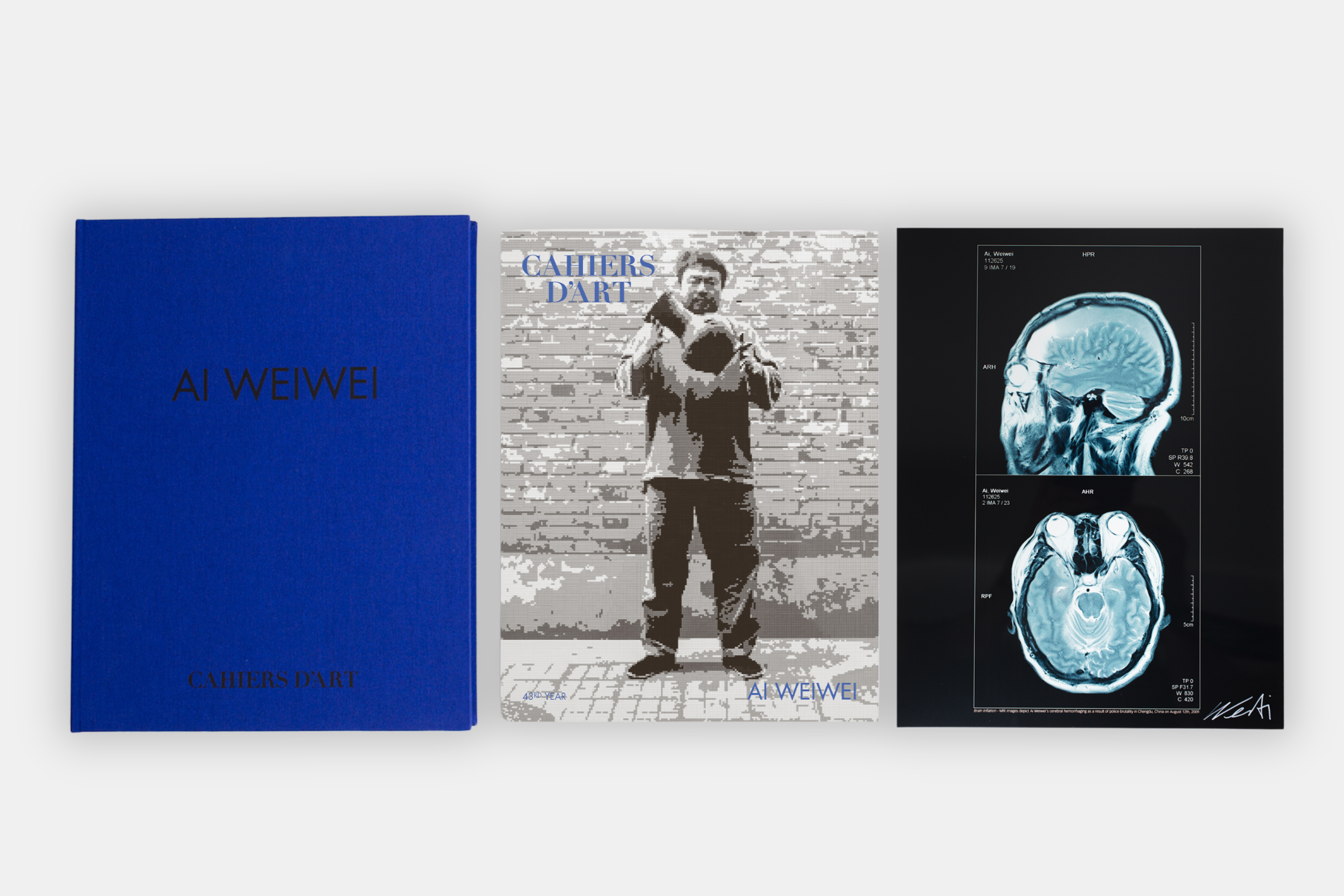 Revue Cahiers d'Art, 2019, Ai Weiwei, Edition Limitée comprenant une Oeuvre originale