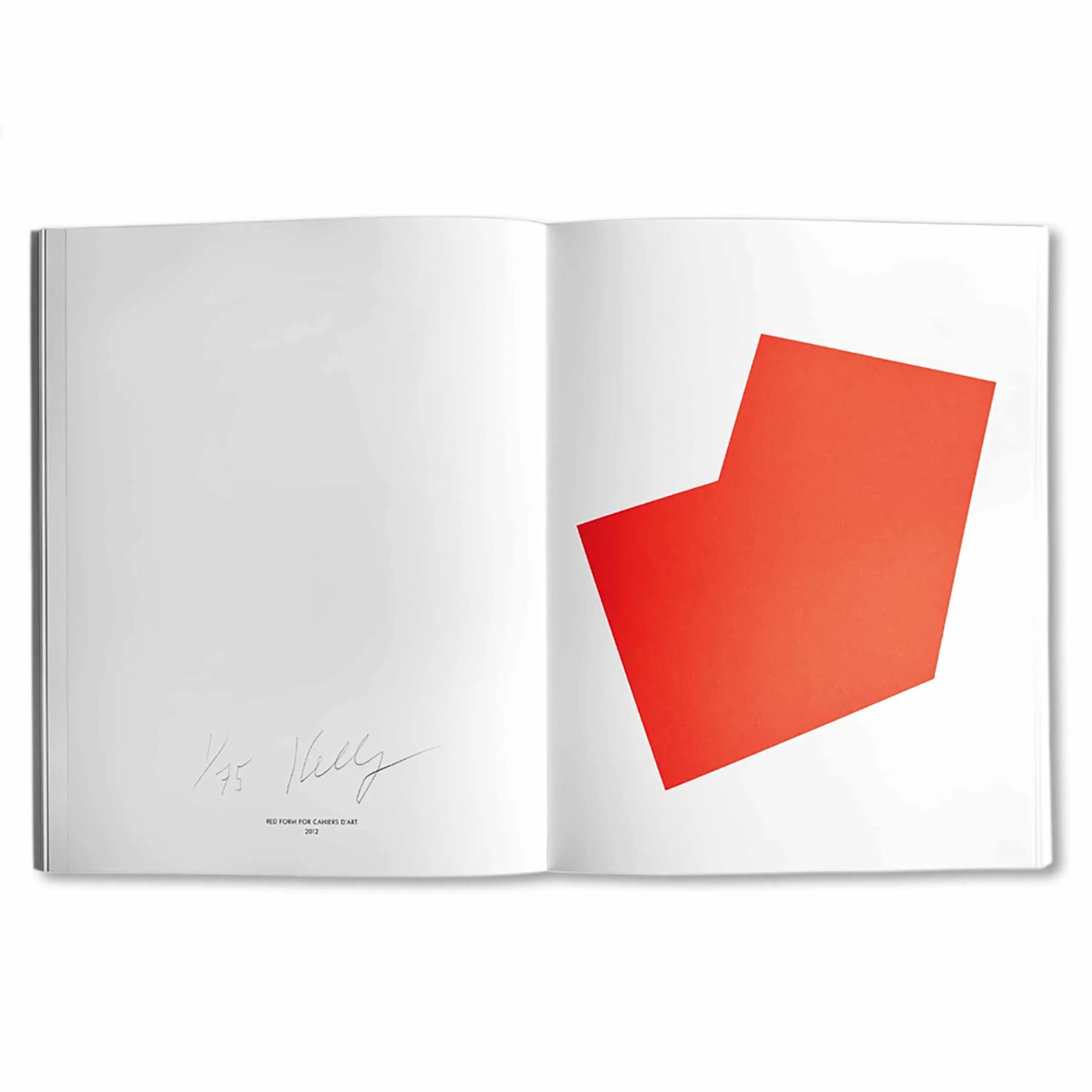 Revue Cahiers d'Art, 2012, n°1, Ellsworth Kelly, Limited Edition including original Artwork image 1