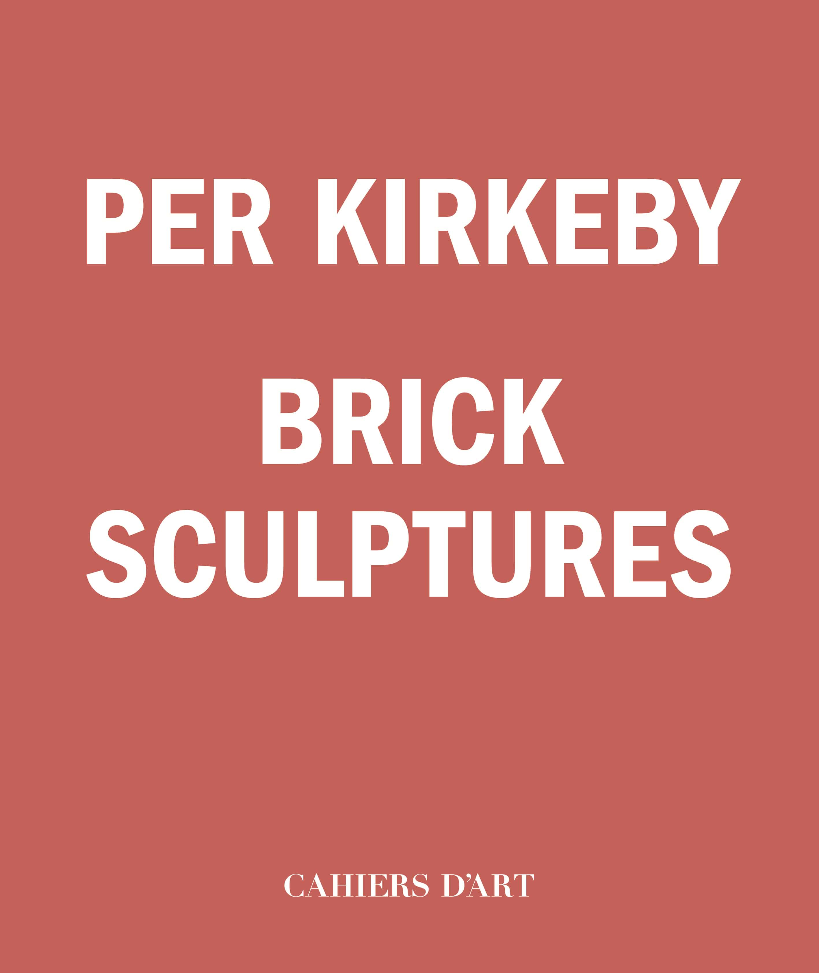 Per Kirkeby, Sculptures en brique, 2018 image 0