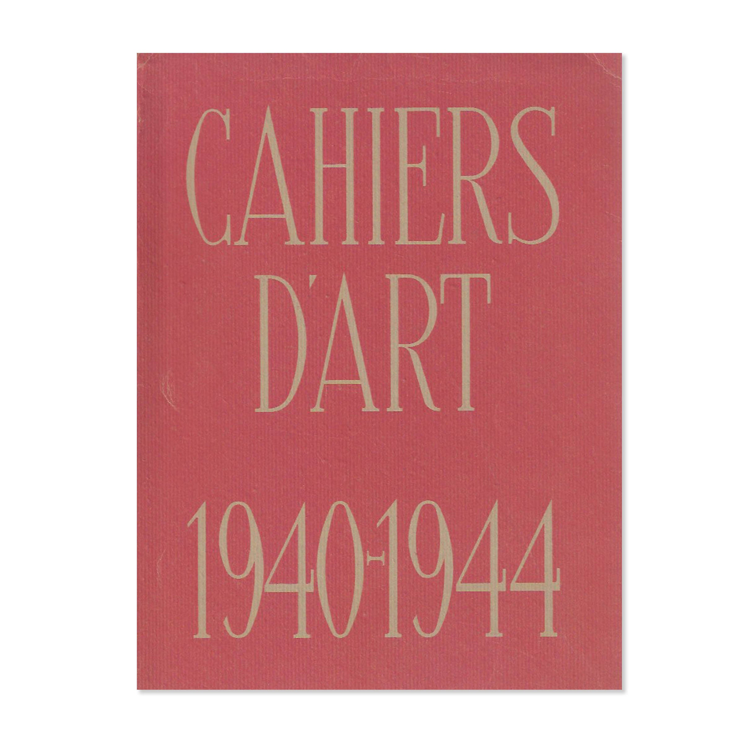 Revue Cahiers d'Art. 1940-1944. With the Picasso dry point. image 0