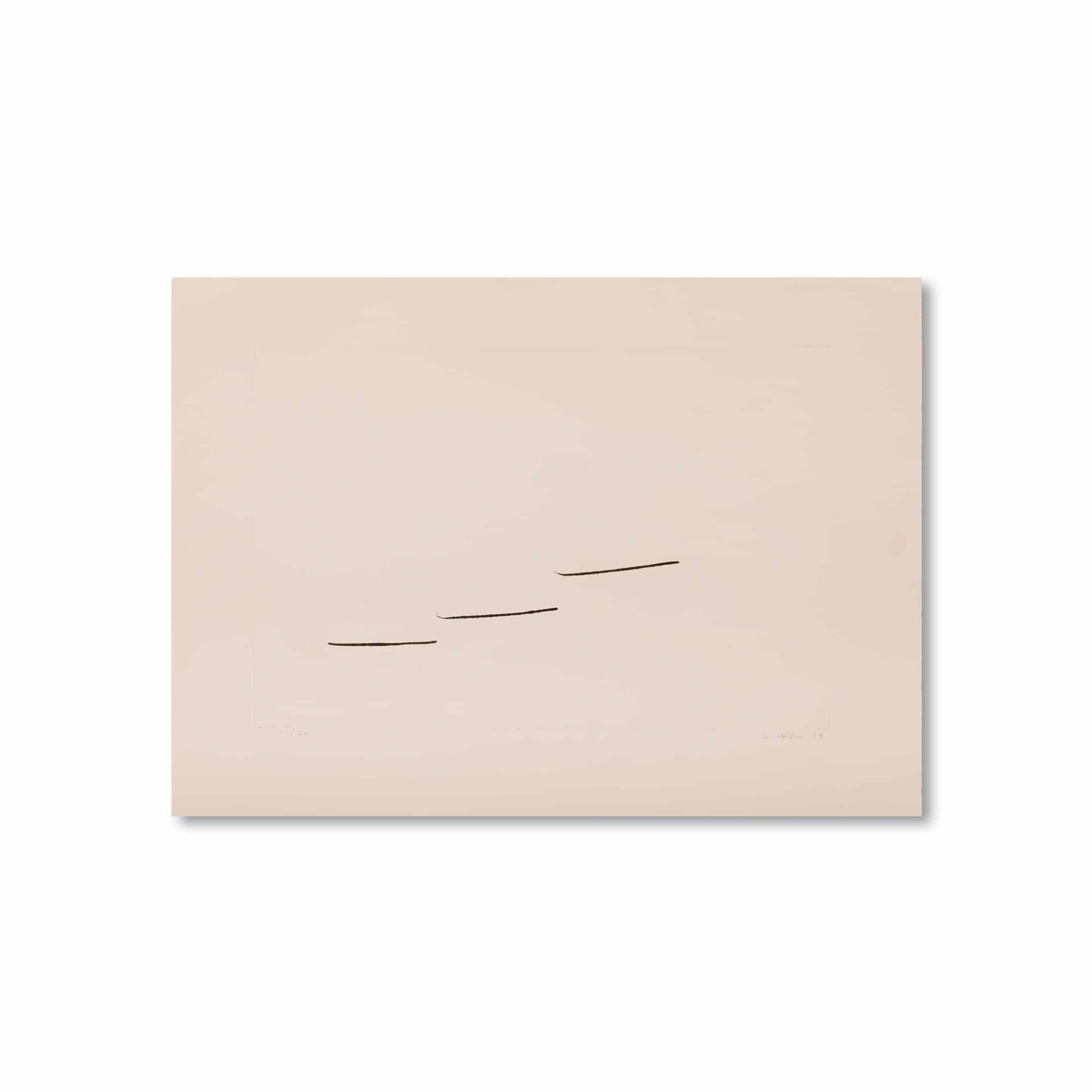 Lee Ufan, Untitled (V), 2019, Edition of 20 image 0