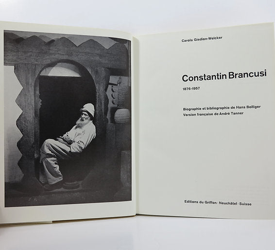 Constantin Brancusi 1876-1957. By Carola Giedon-Welcker. 1959 image 1