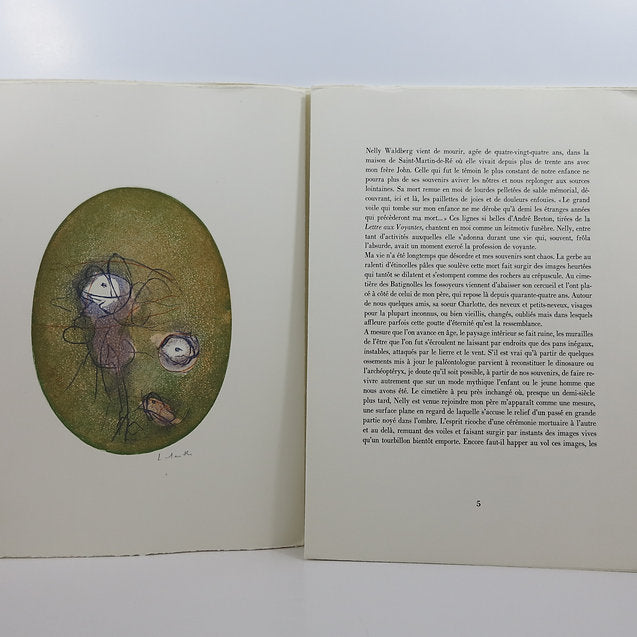 [LABARTHE (Philippe)] - WALDBERG (Patrick). Adieu à Nelly. La Pergola, 1974 image 1