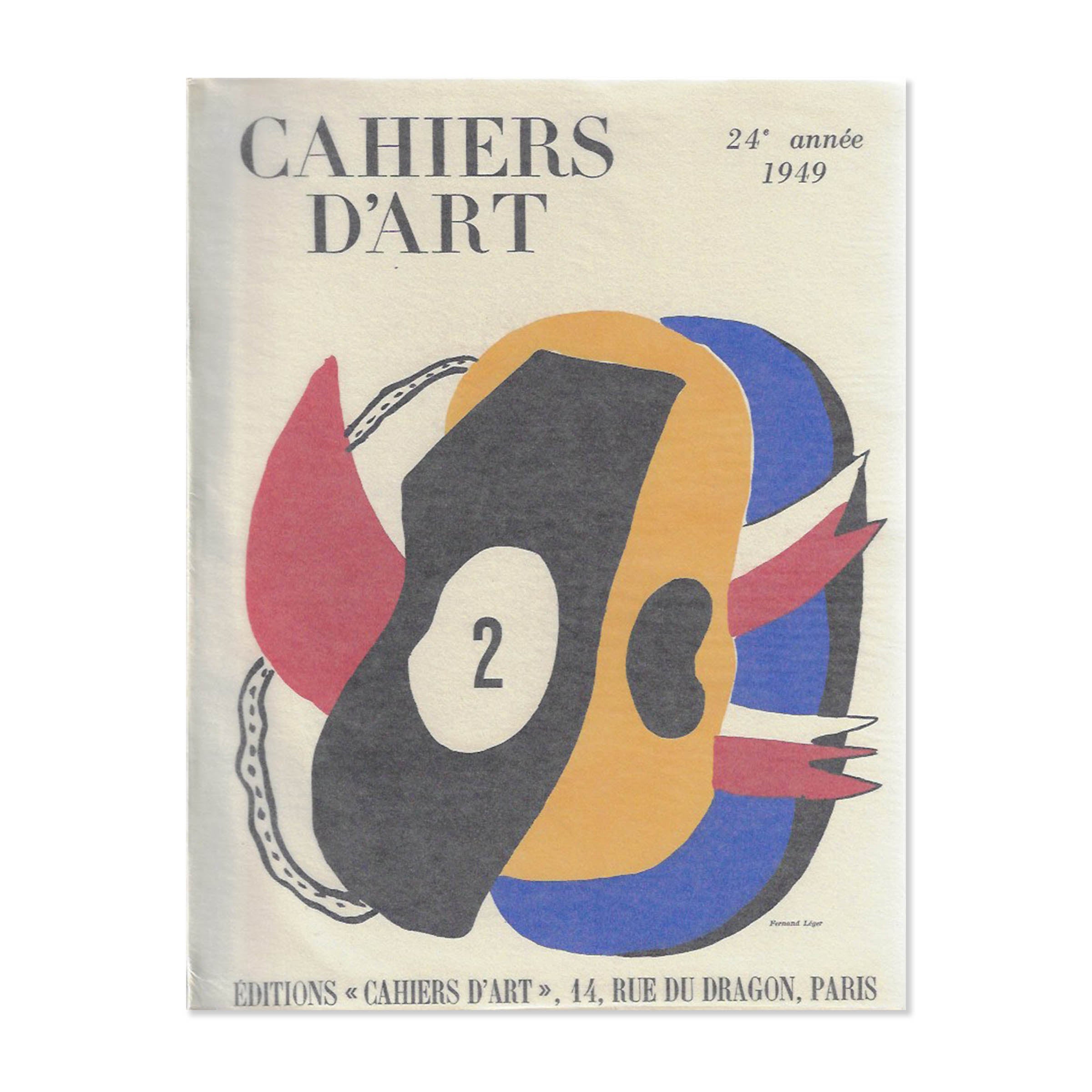 Cahiers d'Art. Année 24. Numéros 1 et 2. 1949 CAHIERS D'ART
