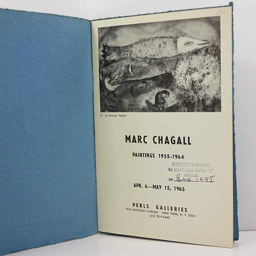 Chagall. Perls Galleries. 1965. image 1