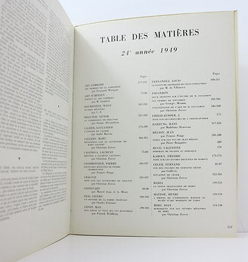 Cahiers d'Art. Année 24. Numéros 1 et 2. 1949