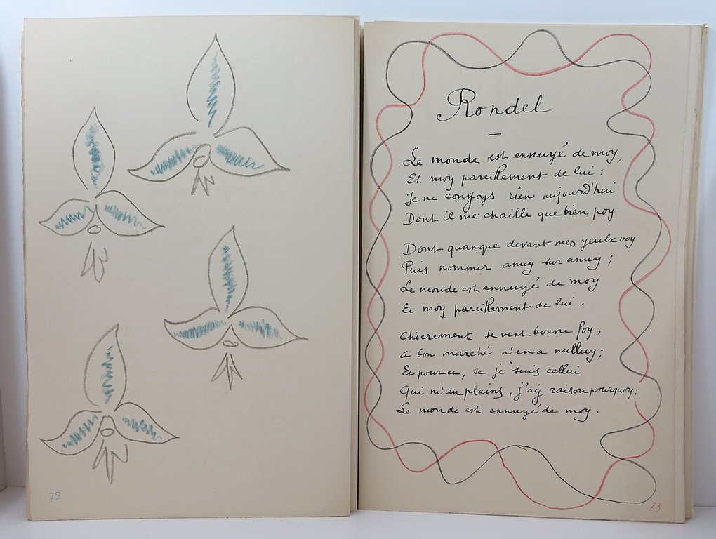 Poems by Charles d'Orléans, Illustrated by Matisse, Tériade, 1950 image 8