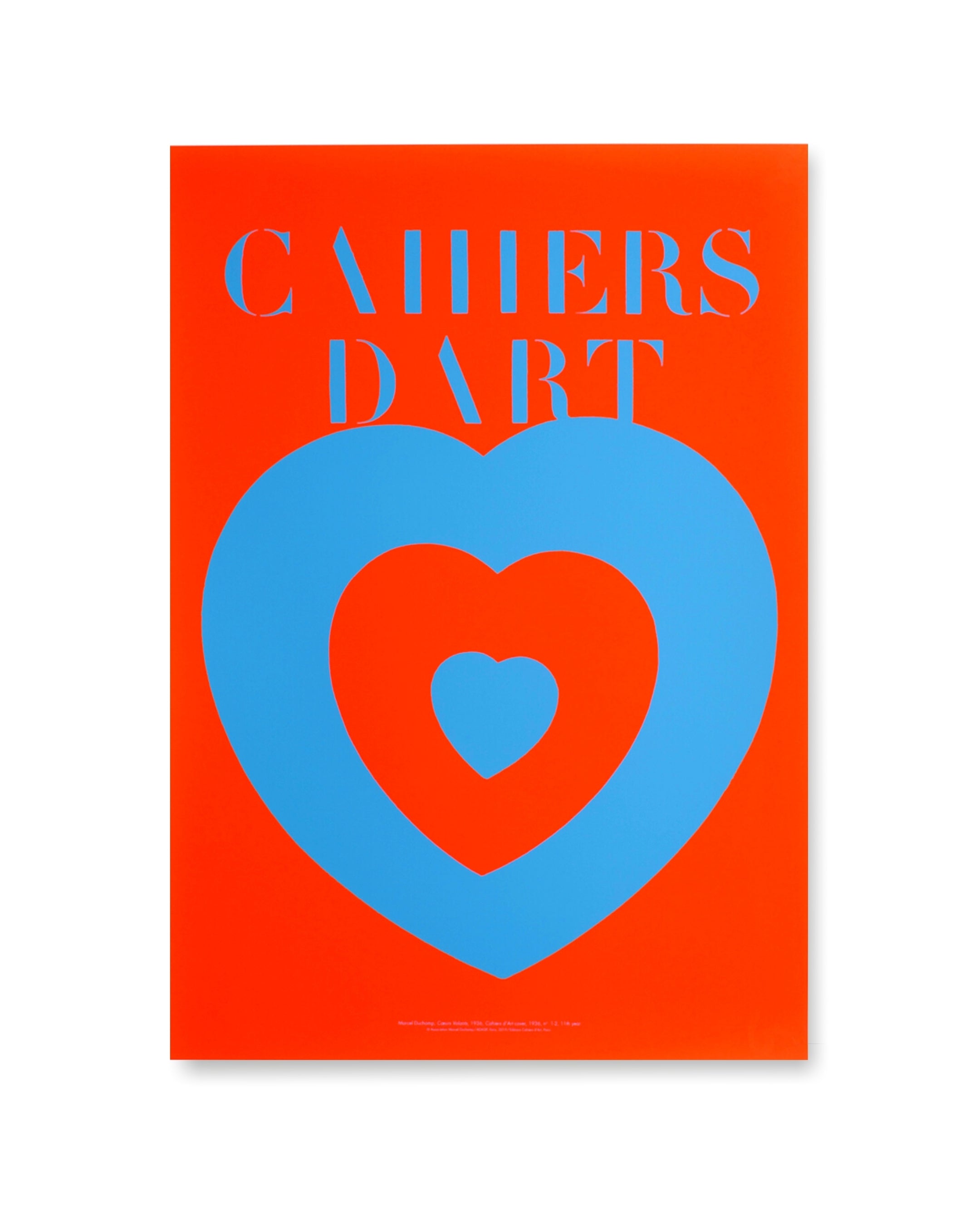Poster Coeurs Volants, after Marcel Duchamp image 0