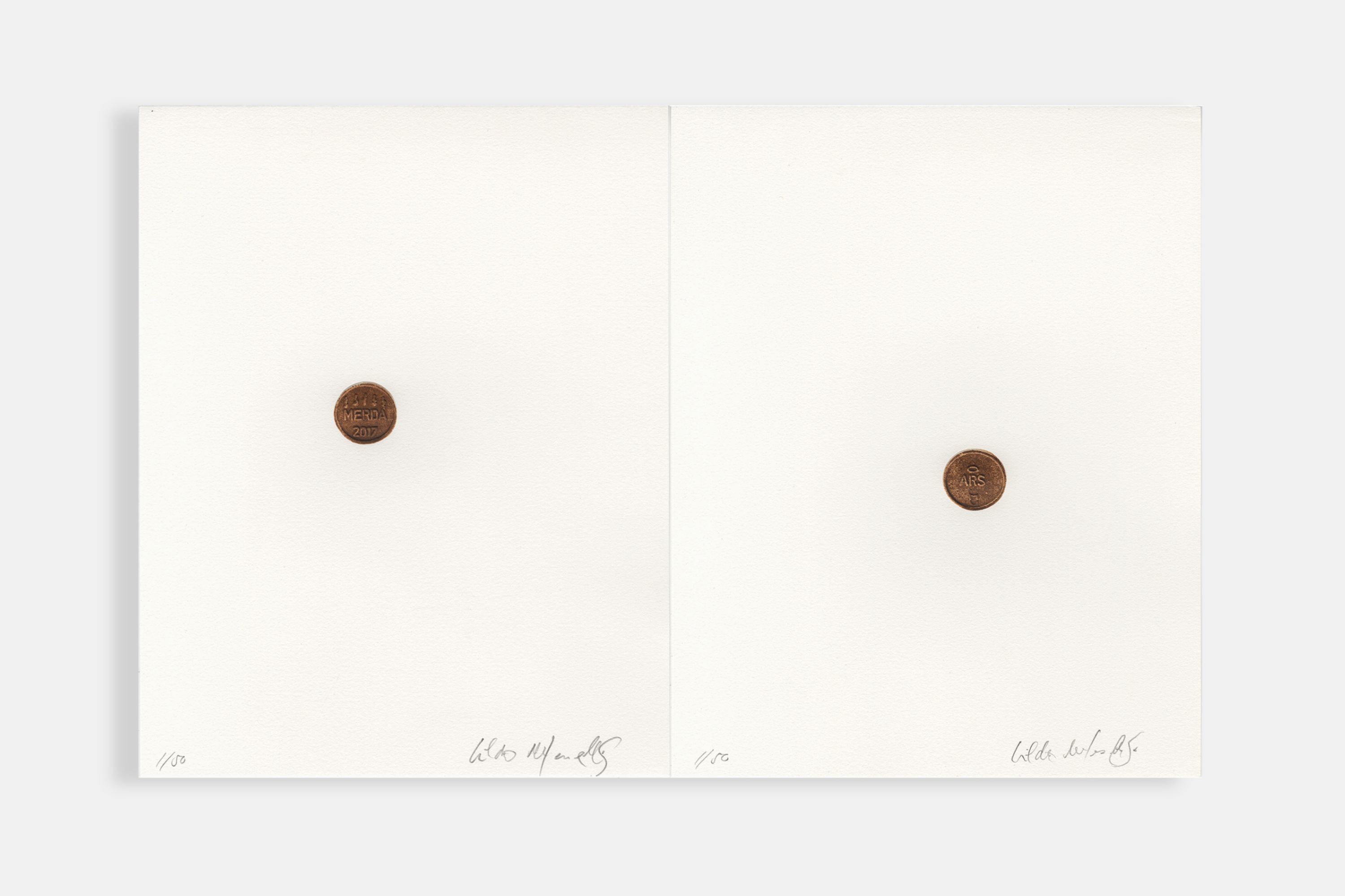 Revue Cahiers d'Art, 2022, Cildo Meireles, Limited Edition including original Artwork