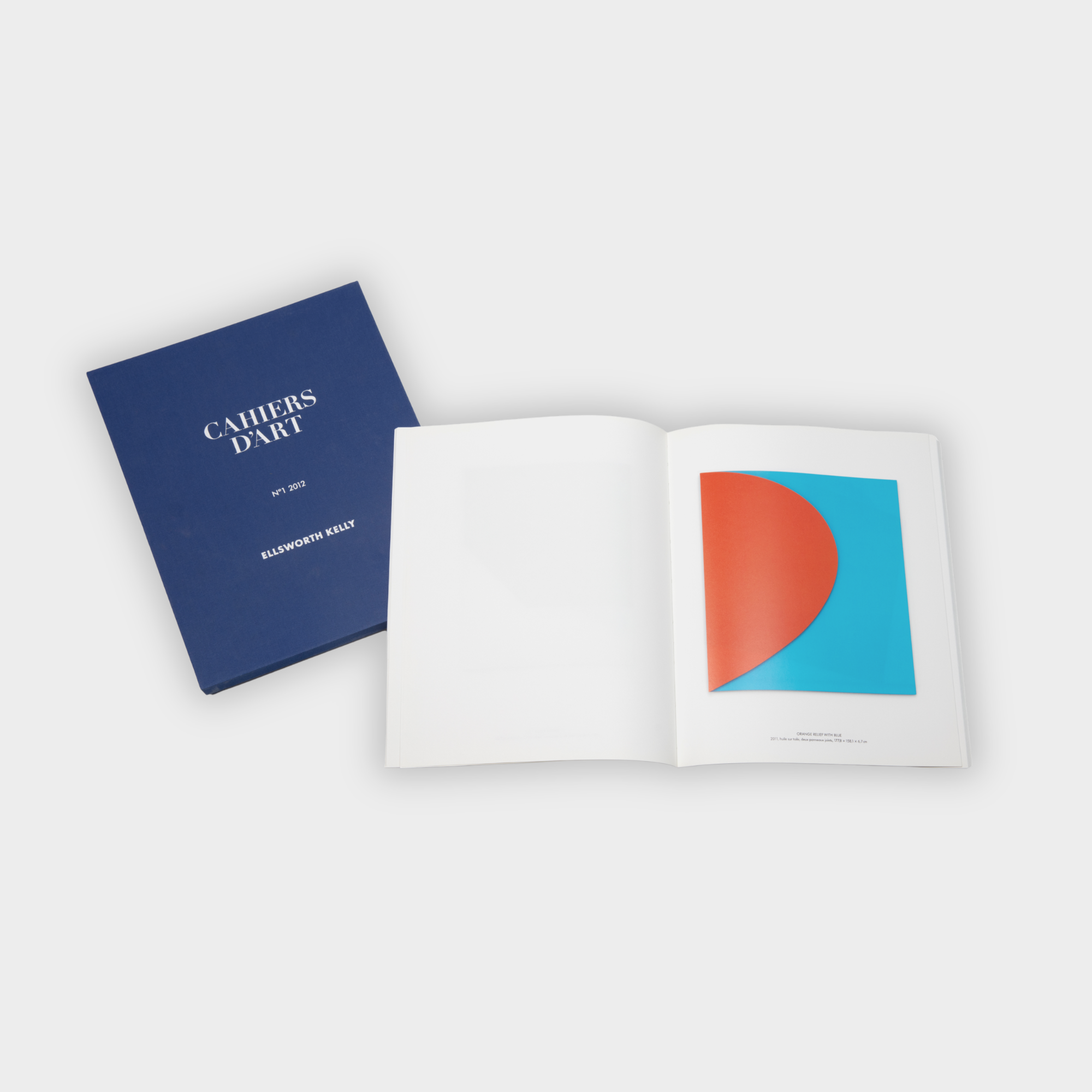 Revue Cahiers d'Art，2012 年，第 1 期，Ellsworth Kelly，限量版，包括原创艺术品