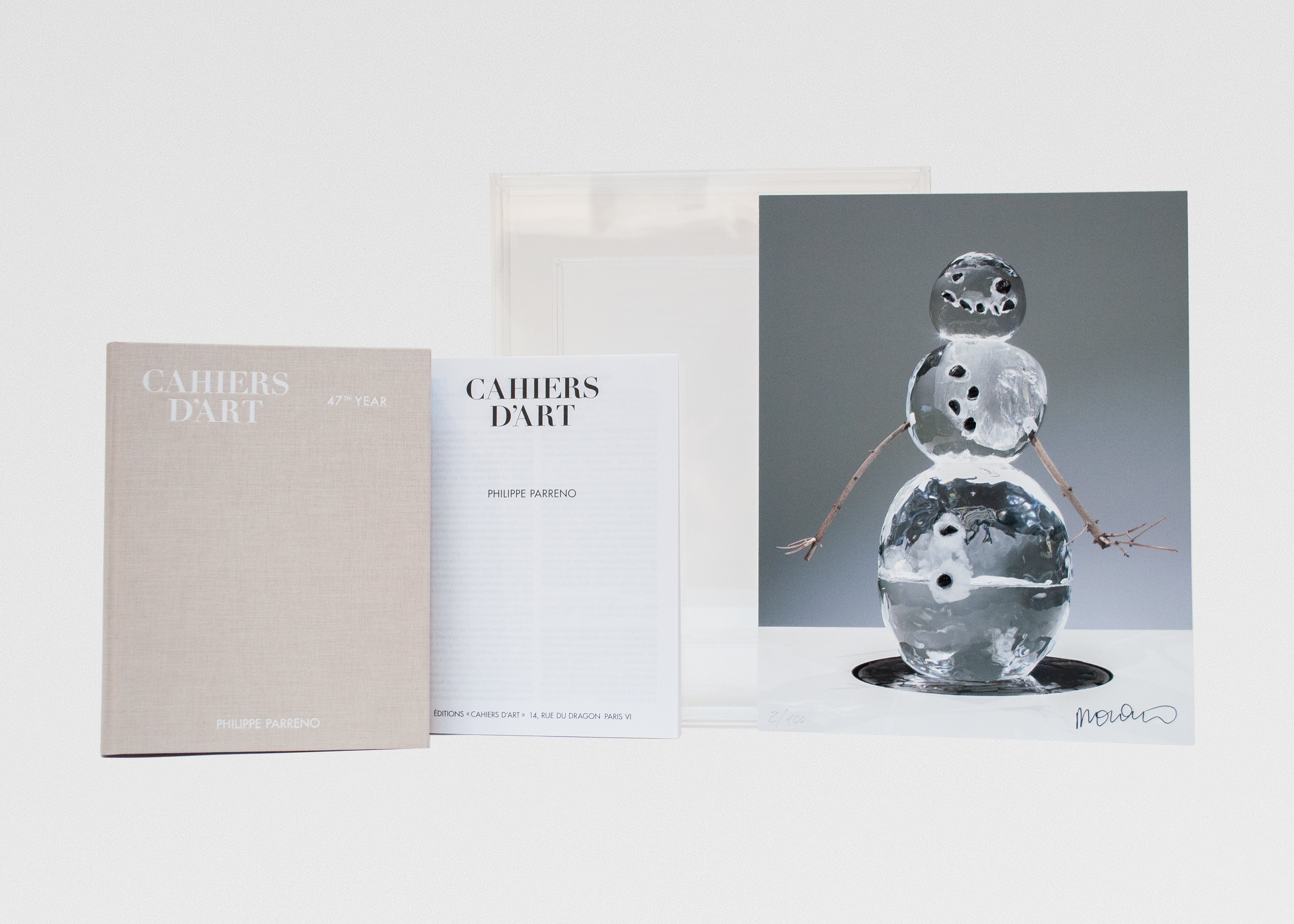 Revue Cahiers d'Art, 2023, Philippe Parreno, Edition Limitée comprenant une Oeuvre originale 