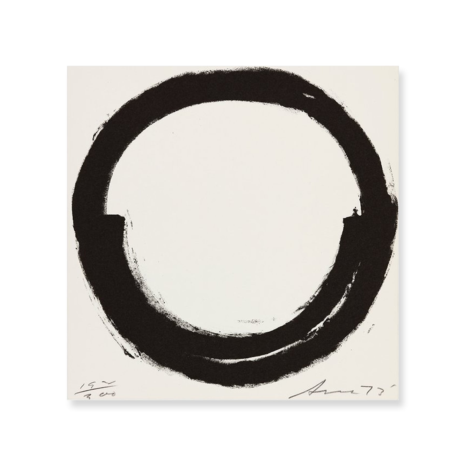 Richard Serra, Lithograph, 1973, Signed and numbered image 0