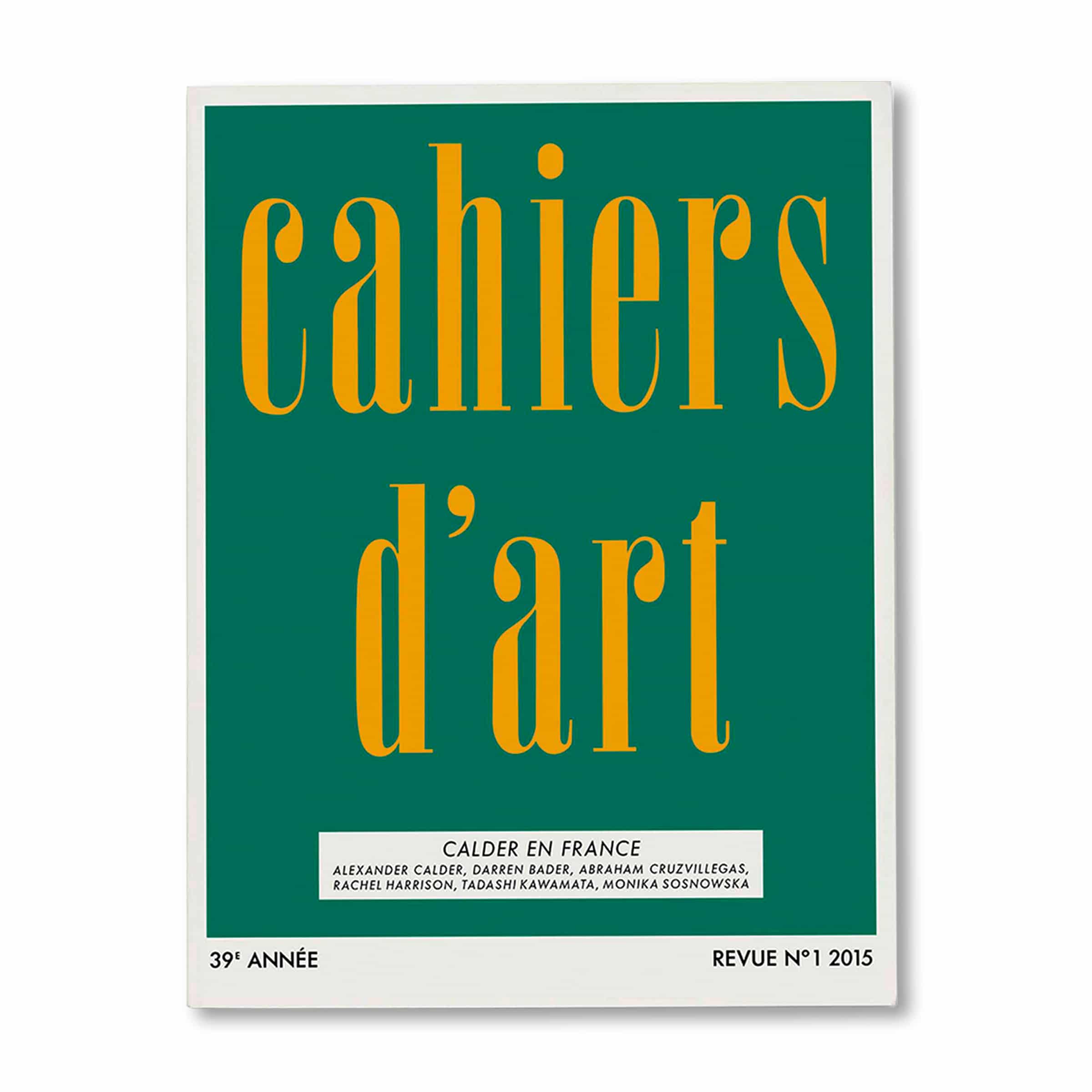 Revue Cahiers d'Art, 2015, Calder in France, Standard Edition image 0