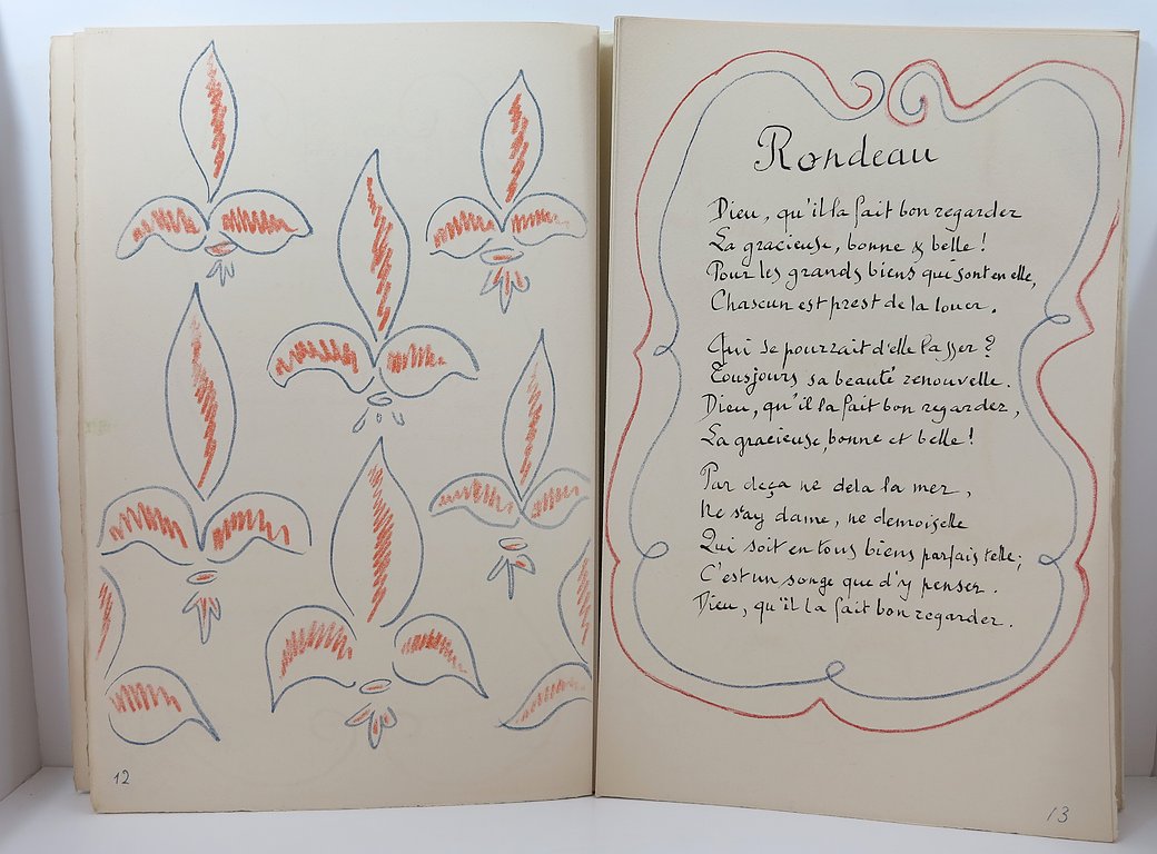 Poems by Charles d'Orléans, Illustrated by Matisse, Tériade, 1950 image 2
