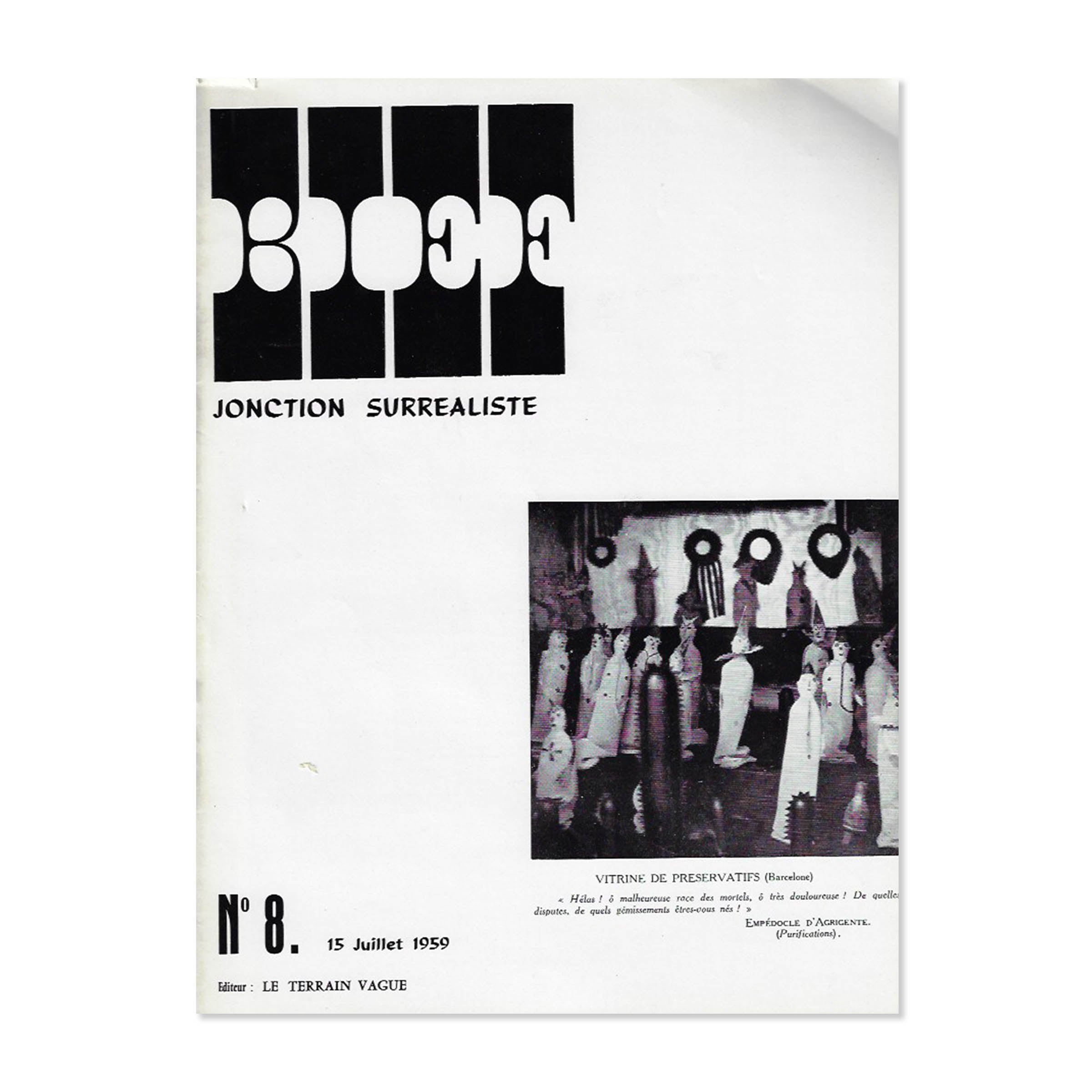 BIEF. Jonction surréaliste. 12 issues, 1958-1960