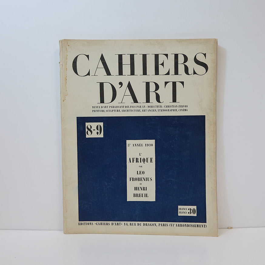 Revue Cahiers d'Art, 1930, n°8-9 image 1