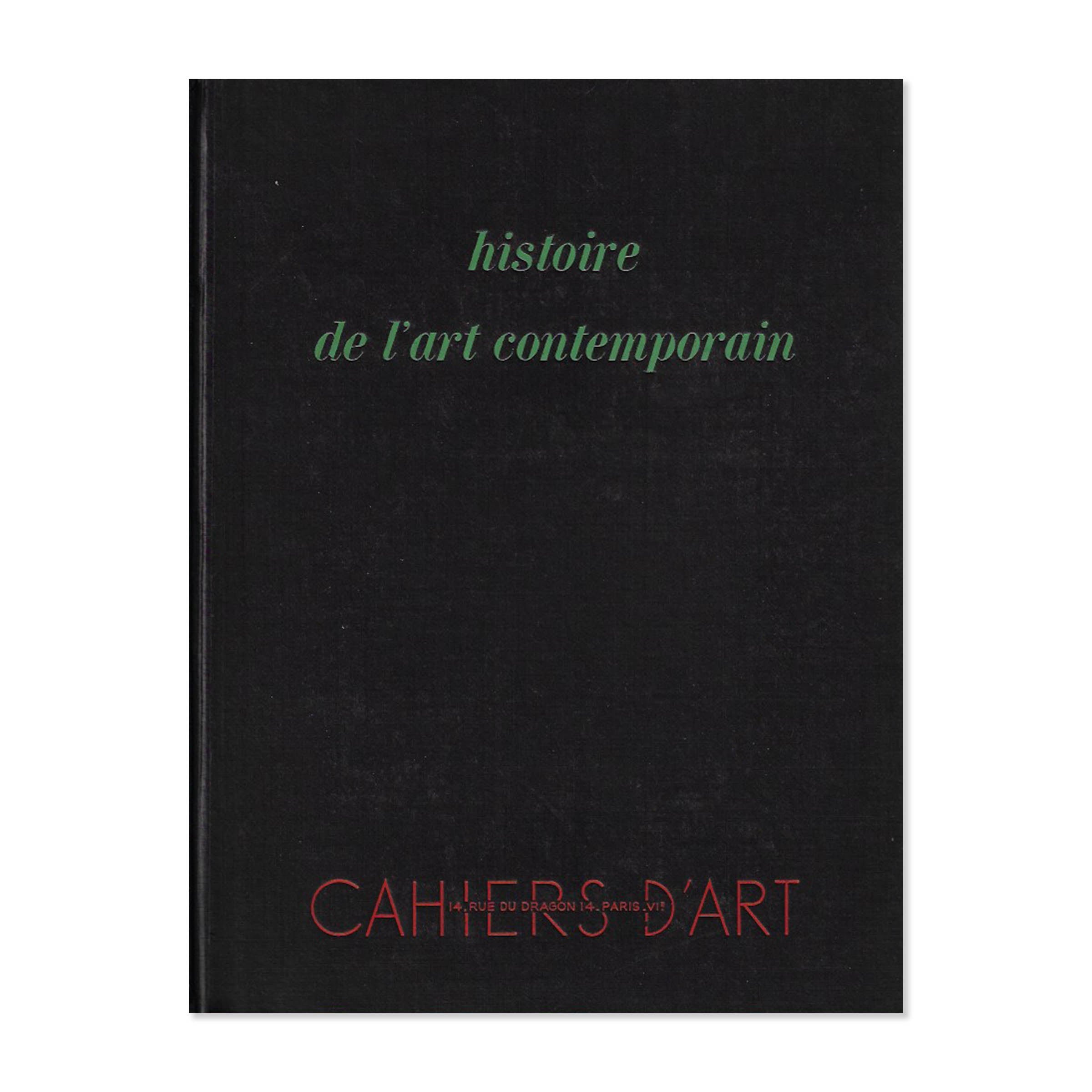C. Zervos. Histoire de l'art contemporain. Cahiers d'Art. 1938 image 0