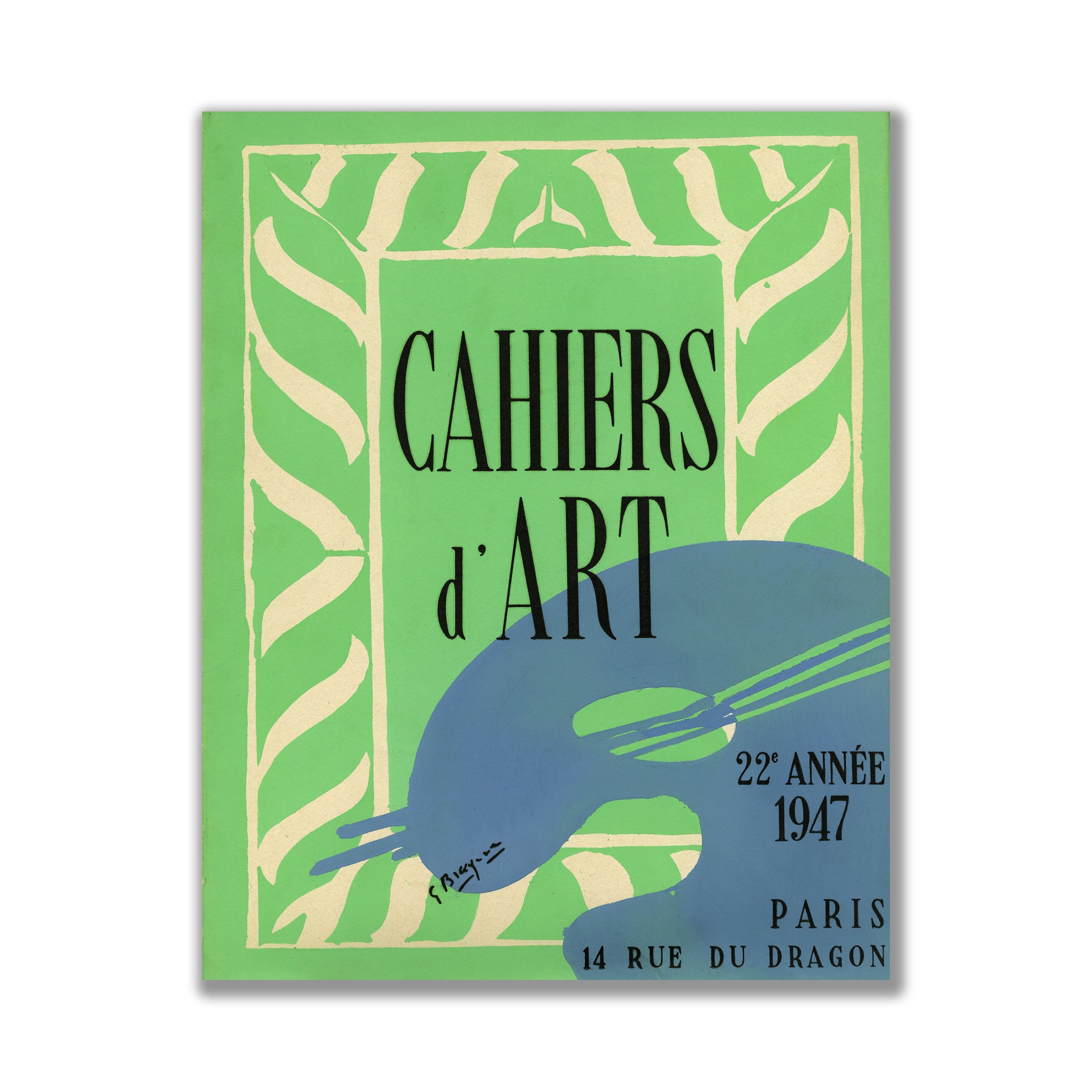 CAHIERS D’ART(カイエ•ダール)第24巻1号-1／1949年 艺术手册，第24年，第1、2期，1949年